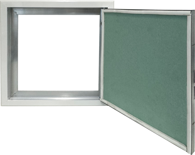 Edelstahl Revisionsklappe 20x20 Cm Mit Federschnapper - Unsichtbarer Verschluss